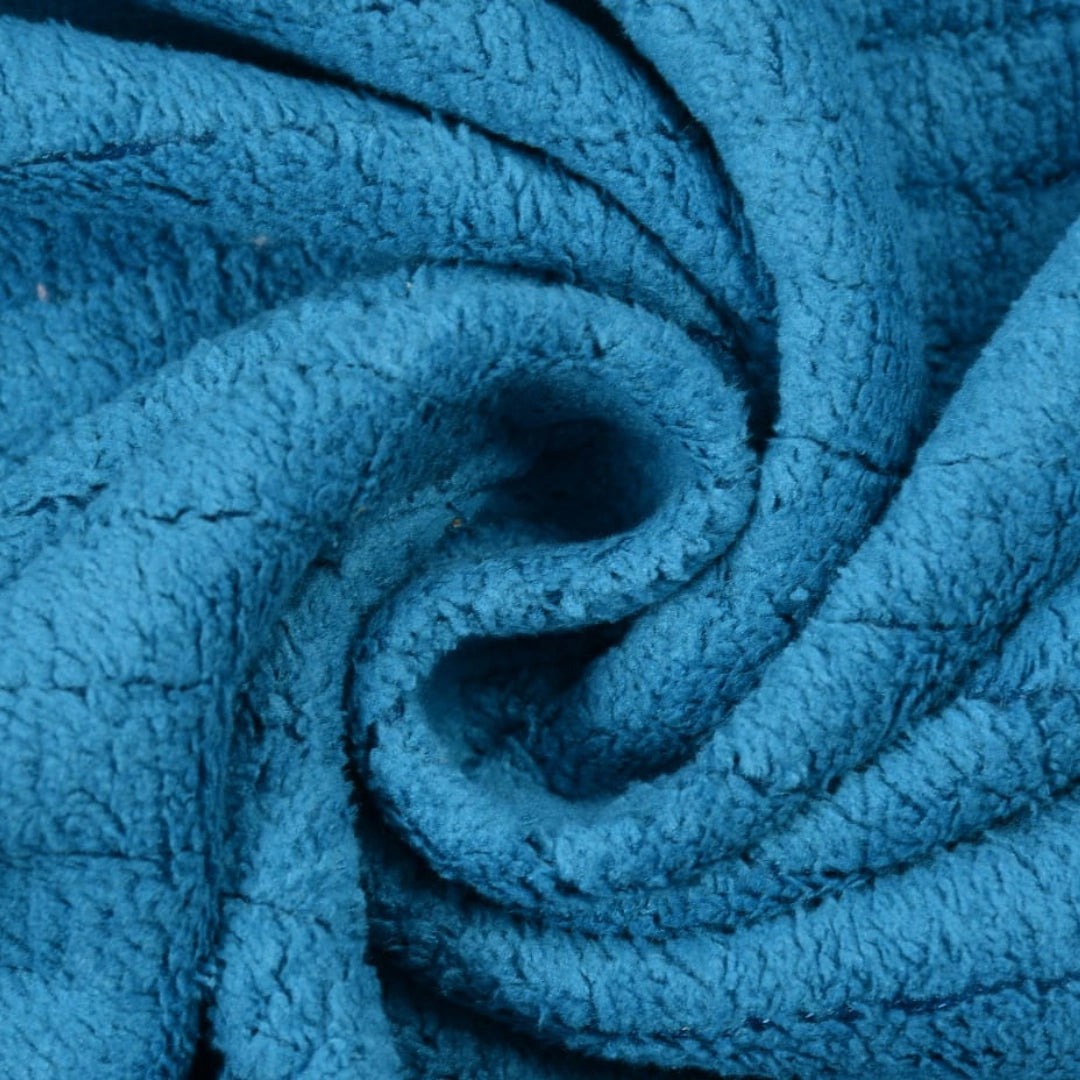 Teal Blue Solid Towel For Home