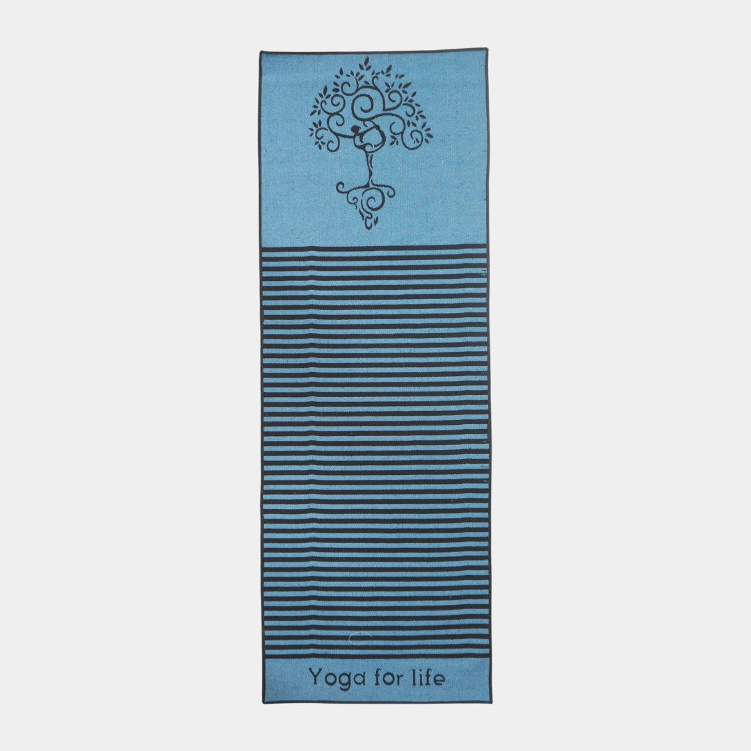 Blue Tree Yoga Mat With Anti Skid Backing