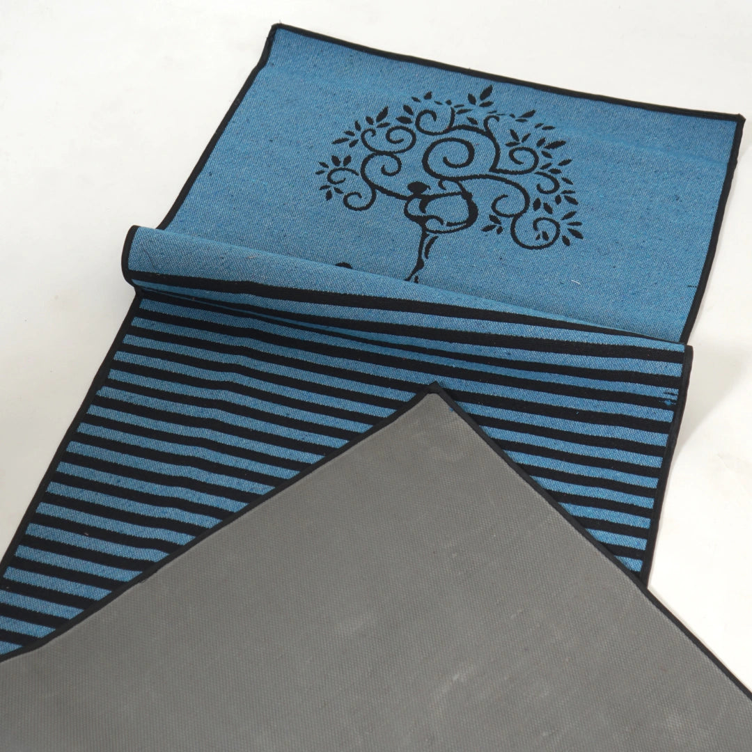 Blue Tree Yoga Mat With Anti Skid Backing