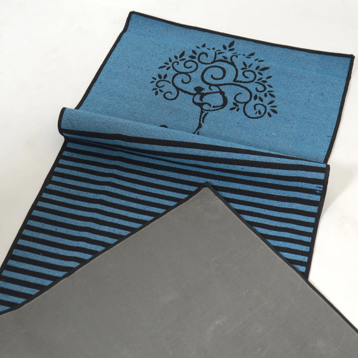 Blue Tree Yoga Mat With Anti Skid Backing