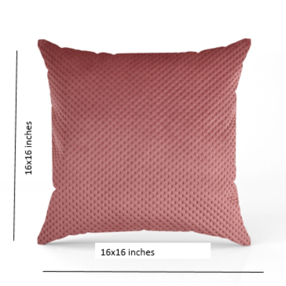 Luxurious Dotted Lavender Soft Cushion Covers 5 Piece Set