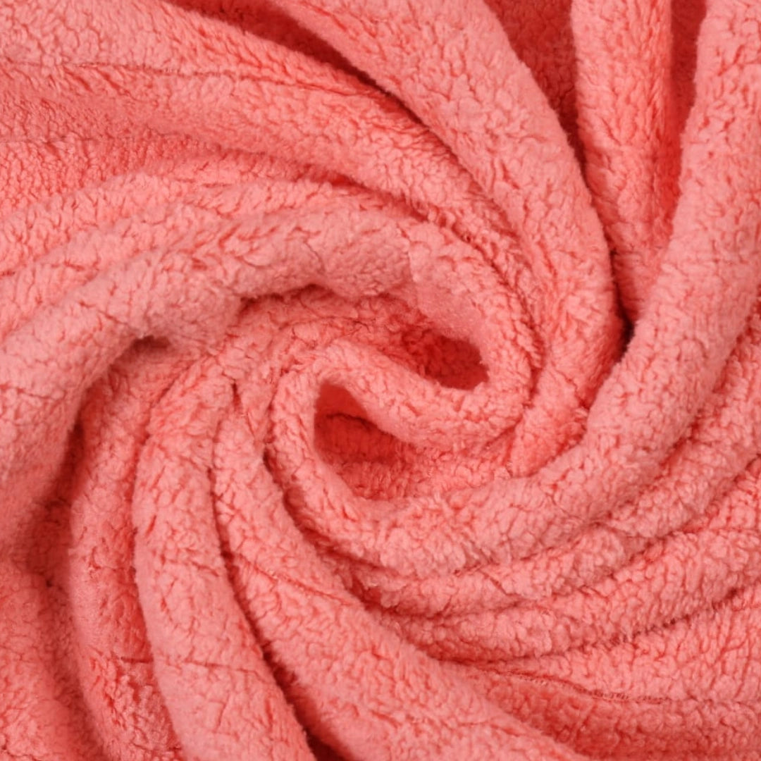 Microfiber Salmon Pink Bath Towel For Home