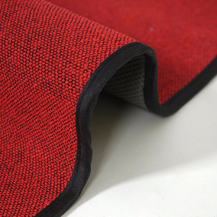 Red Yoga Mat With Anti Skid Backing