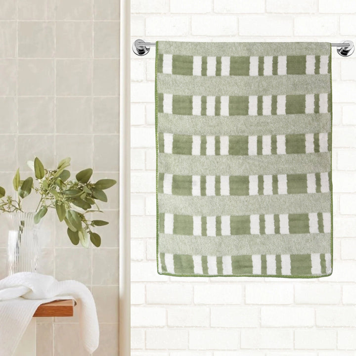 Teal Green Bath Towel Set For Home